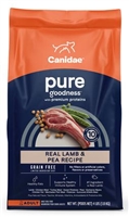 CANIDAE PURE GRAIN FREE LAMG & PEA 4LB