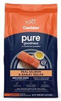 CANIDAE PURE GRAINS SALMON BARLEY DOG 4LB