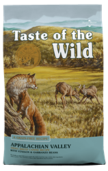 TASTE OF THE WILD APPALACHIAN VALLEY SMALL BREED CANINE RECIPE W/ VENISON & GARBANZO BEANS, 5LB