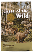 TASTE OF THE WILD PINE FOREST CANINE RECIPE W/ VENISON & LEGUMES, 5LB