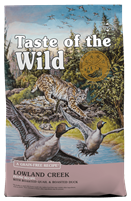 TASTE OF THE WILD LOWLAND CREEK FELINE RECIPE W/ ROASTED QUAIL & DUCK 5LB