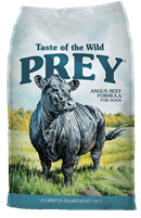 TASTE OF THE WILD PREY ANGUS BEEF LIMITED INGREDIENT FORMULA FOR DOGS 8LB