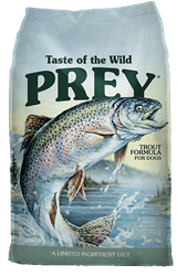 TASTE OF THE WILD PREY TROUT LIMITED INGREDIENT FORMULA FOR DOGS 8LB