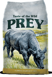 TASTE OF THE WILD PREY ANGUS BEEF LIMITED INGREDIENT FORMULA FOR CATS, 15LB