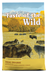 TASTE OF THE WILD HIGH PRAIRIE CANINE RECIPE W/ ROASTED BISON & VENISON 14LB