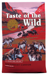 TASTE OF THE WILD SOUTHWEST CANYON CANINE FORMULA WITH WILD BOAR, 5LB