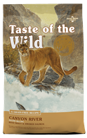 TASTE OF THE WILD CANYON RIVER FELINE RECIPE W/ TROUT & SMOKED SALMON 14LB