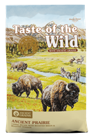 TASTE OF THE WILD ANCIENT PRAIRIE CANINE RECIPE W/ ROASTED BISON & VENISON, 5LB