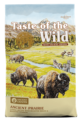 TASTE OF THE WILD ANCIENT PRAIRIE CANINE RECIPE W/ ROASTED BISON & VENISON, 5LB