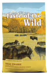 TASTE OF THE WILD HIGH PRAIRIE CANINE RECIPE W/ ROASTED BISON & VENISON 5LB