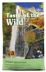 TASTE OF THE WILD ROCKY MOUNTAIN FELINE RECIPE WITH ROASTED VENISON & SMOKED SALMON 5LB