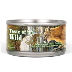 TASTE OF THE WILD ROCKY MOUNTAIN FELINE FORMULA SALMON & ROASTED VENISON 3OZ - CASE OF 24