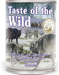 TASTE OF THE WILD SIERRA MOUNTAIN CANINE FORMULA LAMB IN GRAVY 13.2OZ - CASE OF 12