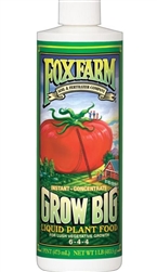 FOXFARM GROW BIG LIQUID PLANT FOOD PINT
