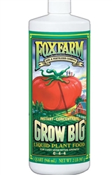 FOXFARM GROW BIG LIQUID PLANT FOOD QUART