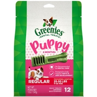 GREENIES PUPPY TREAT REGULAR 12OZ