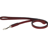 FLAT LEATHER LEASH 1/2X6FT