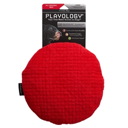 PLAYOLOGY BEEF SCENTED PLUSH DISC LRG