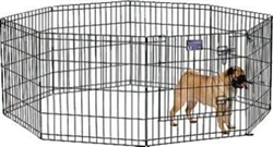 EXERCISE PEN W/ STEP THRU DOOR 24X24