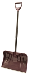 SHOVEL SNOW POLY CMB BLDE 20IN