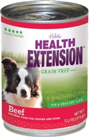 HEALTH EXTENSION GRAIN FREE BEEF DOG 12.5OZ