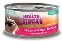 HEALTH EXTENSION GF CHICKEN SALMON 2.8OZ