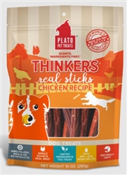 PLATO  THINKERS DOG TREATS CHICKEN 10OZ