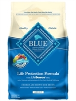 BLUE BUFFALO LIFE PROTECTION CHICKEN & BROWN RICE ADULT DOG FOOD 30LB