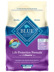 BLUE BUFFALO LIFE PROTECTION CHICKEN & BROWN RICE TOY BREED DOG 4LB