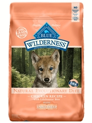 BLUE BUFFALO WILDERNESS CHICKEN RECIPE FOR LARGE BREED PUPPIES 24LB