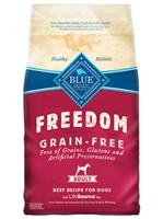 BLUE BUFFALO FREEDOM GRAIN FREE BEEF RECIPE FOR ADULT DOGS 4LB