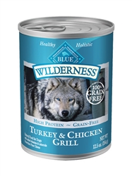 BLUE WILDERNESS TURKEY CHICKEN ADULT 12.5OZ