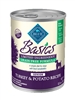 BLUE BUFFALO BASICS GRAIN FREE TURKEY & POTATO RECIPE SENIOR DOG 12.5OZ - CASE OF 12