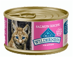 BLUE BUFFALO WILDERNESS KITTEN SALMON CAN 3OZ - C ASE OF 24