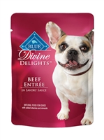 BLUE BUFFALO DIVINE DELIGHTS BEEF ENTREE FOR SMALL BREED DOGS 3OZ - CASE OF 12