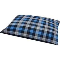 PETMATE 80829 PROMO KNIFE EDGE RECTANGULAR PILLOW/DOG BED, 27X36X6 INCH, PLAID