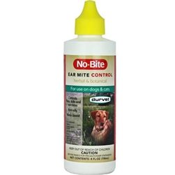 DURVET NO BITE FLEA AND TICK EAR MITE 4OZ