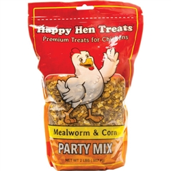 HAPPY HEN MEALWORM & CORN PARTY MIX 2LB