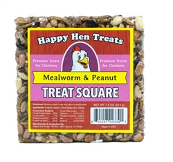 HAPPY HEN TREAT SQUARE MEALWORM & PEANUT 6.5OZ