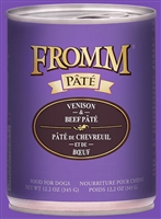 FROMM VENISON AND BEEF PATE 12 OZ CAN