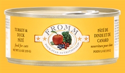 FROMM TURKEY AND DUCK PATE CAT 5.5OZ