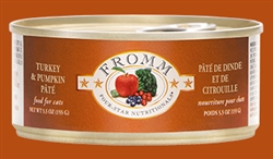 FROMM TURKEY & PUMPKIN PATE CAT 5.5OZ