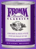 FROMM CLASSIC CHICKEN AND RICE 12.5OZ