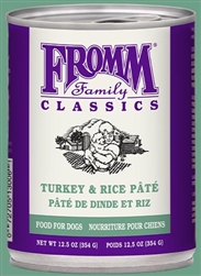 FROMM CLASSIC TURKEY AND RICE 12.5OZ