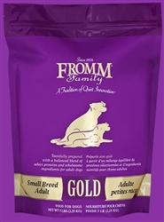 FROMM GOLD SMALL BREED ADULT DOG 15LB