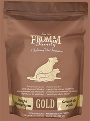 FROMM GOLD WEIGHT MANAGEMENT ADULT DOG 15LB