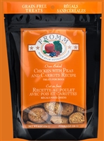 FROMM 4STAR DOG TREAT CHICKEN PEA CARROT 8OZ