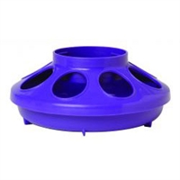 Miller 806 Heavy Duty Baby Chick Feeder, 1 qt Capacity 6.325 in W x 6-3/8 in L x 2-1/2 in H, Purple