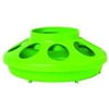 Miller 806 Heavy Duty Baby Chick Feeder, 1 qt Capacity 6.325 in W x 6-3/8 in L x 2-1/2 in H, APPLE GREEN