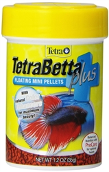 TETRA BETTA FLOATING MINI PELLETS PLUS 1.2 OUNCE